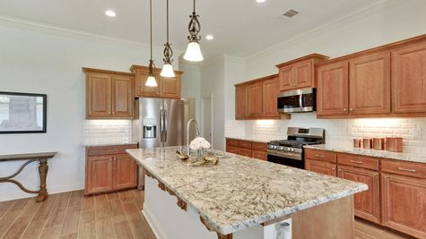 The Reserve at Conway Model Home Pictures- Kitchen with stainless appliances