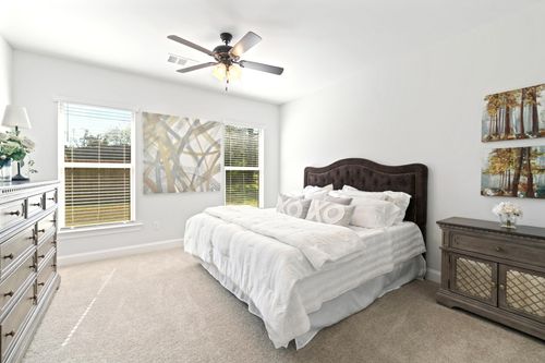 Talon Estates - Model Home Master Bedroom - Trevi III A - Broussard, LA