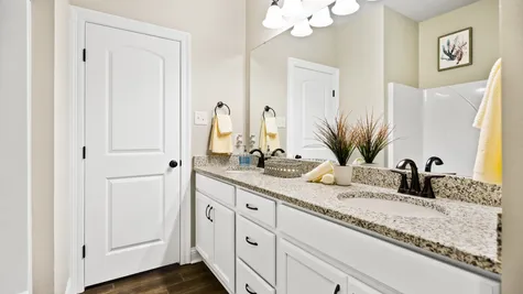 Model Home Bathroom - DSLD Homes in Bossier City - Willow Heights