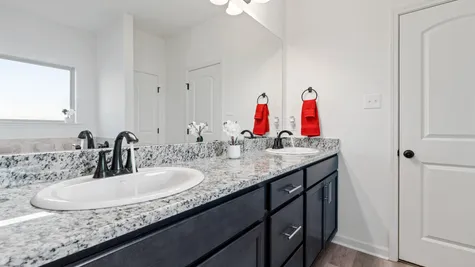 DSLD Homes Troy III G Floorplan Master Bathroom Image - Covington Place Cottages - Covington, LA