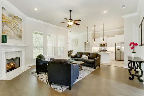 Sawyer's Ridge - Model Home Living Room - DSLD Homes - Chardin II C - Cantonment, FL