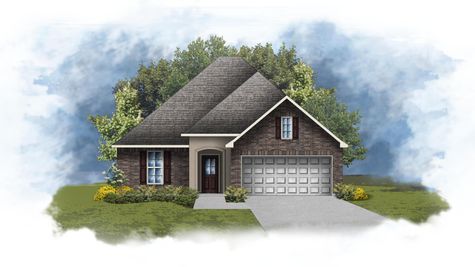 Raymond III A - Front Elevation - DSLD Homes