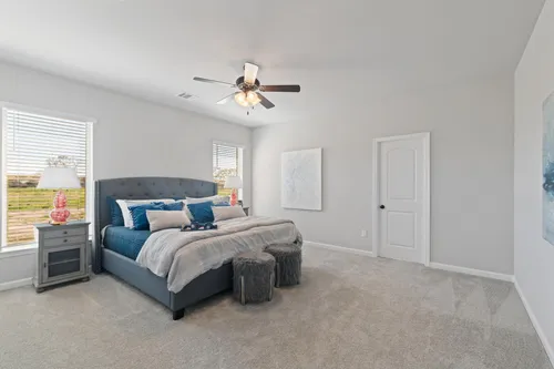 Acadian Meadows - Model Home Master Bedroom - Ripley IV G - Lafayette, LA