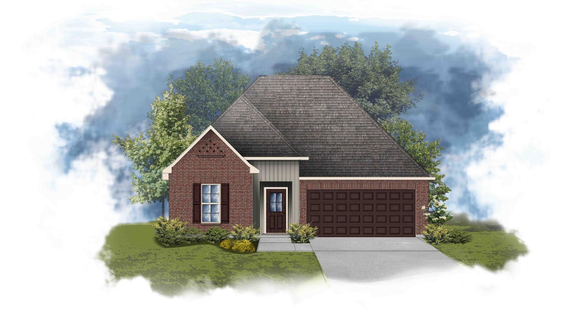 Townsend III G - Front Elevation - DSLD Homes