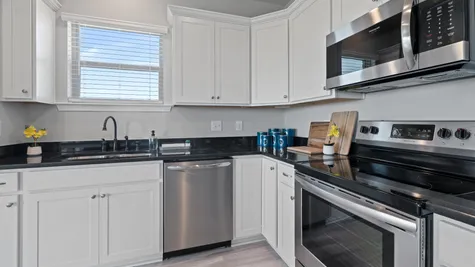 Acadian Meadows Model Home Kitchen - DSLD Homes - Lafayette, LA