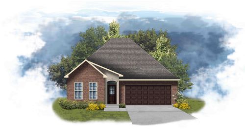 Orchid II B - Front Elevation - DSLD Homes