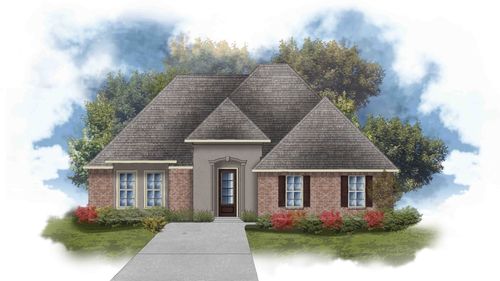 Giovanni IV A - Front Elevation - DSLD Homes