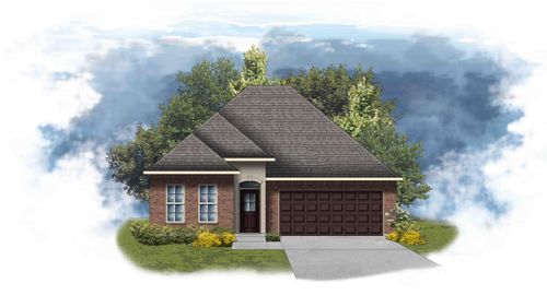 Orchid II A - Front Elevation - DSLD Homes