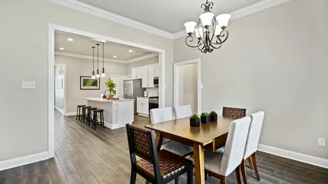 Model Home Dining Room - DSLD Homes in Bossier City - Willow Heights