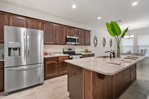 Cypress Gates Model Home Kitchen - DSLD Homes - Norwood II B - Foley, AL
