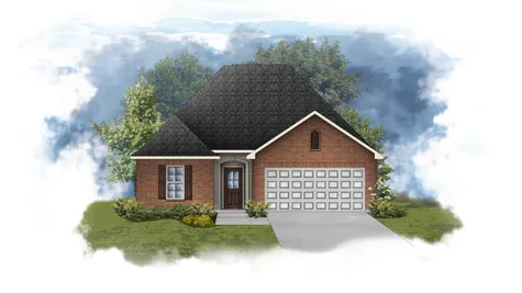 Carlton III A - Front Elevation - DSLD Homes