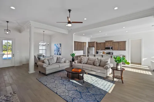 Cypress Park - Model Home Living Room - Claudet II A - Belle Chasse, LA