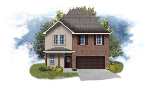 Periwinkle III B - Front Elevation - DSLD Homes