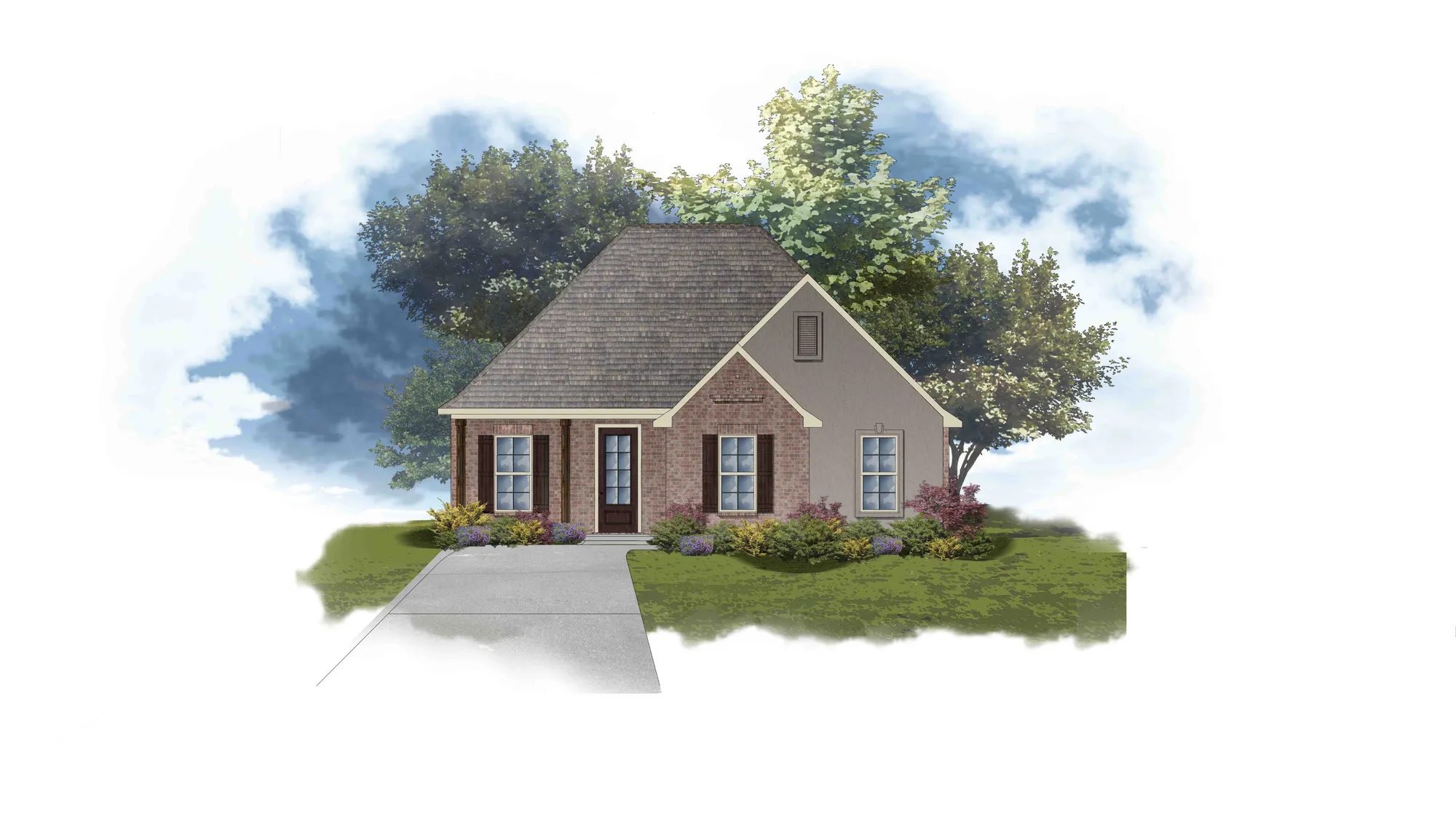 Boucher III A - Front Elevation - DSLD Homes