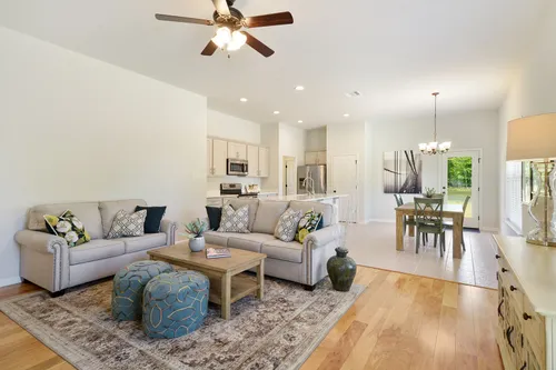 Hunter's Trace - Model Home Living Room - DSLD Homes - Banbury III A - Baton Rouge, LA