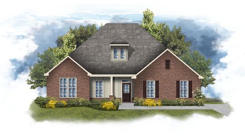 Conway II G - Front Elevation - DSLD Homes