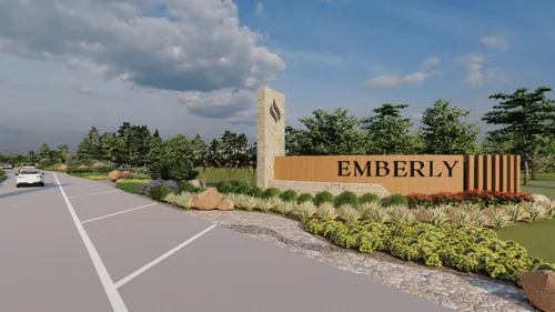 entrance to the new home community, emberly, by DSLD Homes