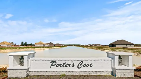 Porter's Cove Community Monument - DSLD Homes - Lake Charles, LA