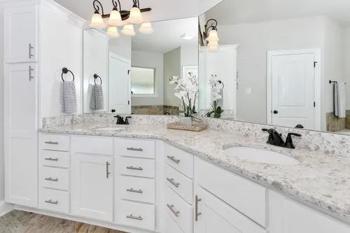 Sawyers Ridge - Model Home Master Bathroom - DSLD Homes - Chardin II C - Cantonment, FL