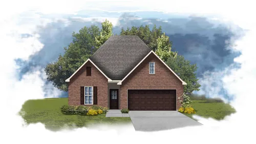 Fuschia II A - Front Elevation - DSLD Homes