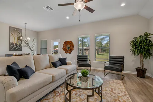 Cambre Oaks - DSLD Homes - Model Home Living Room - Gonzales, LA - Liberty IV H