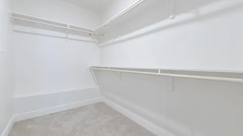 Model Home Master Bedroom Closet - DSLD Homes in Lake Charles - The Cove at Morganfield
