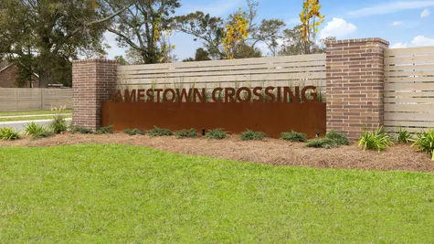 Jamestown Crossing - Domenico II A Plan - Prairieville, LA - DSLD Homes - Community Entrance Sign