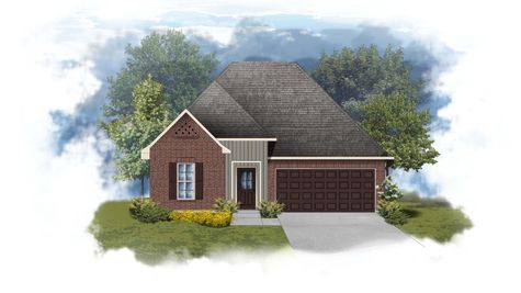 Trinity III G - Front Elevation - DSLD Homes
