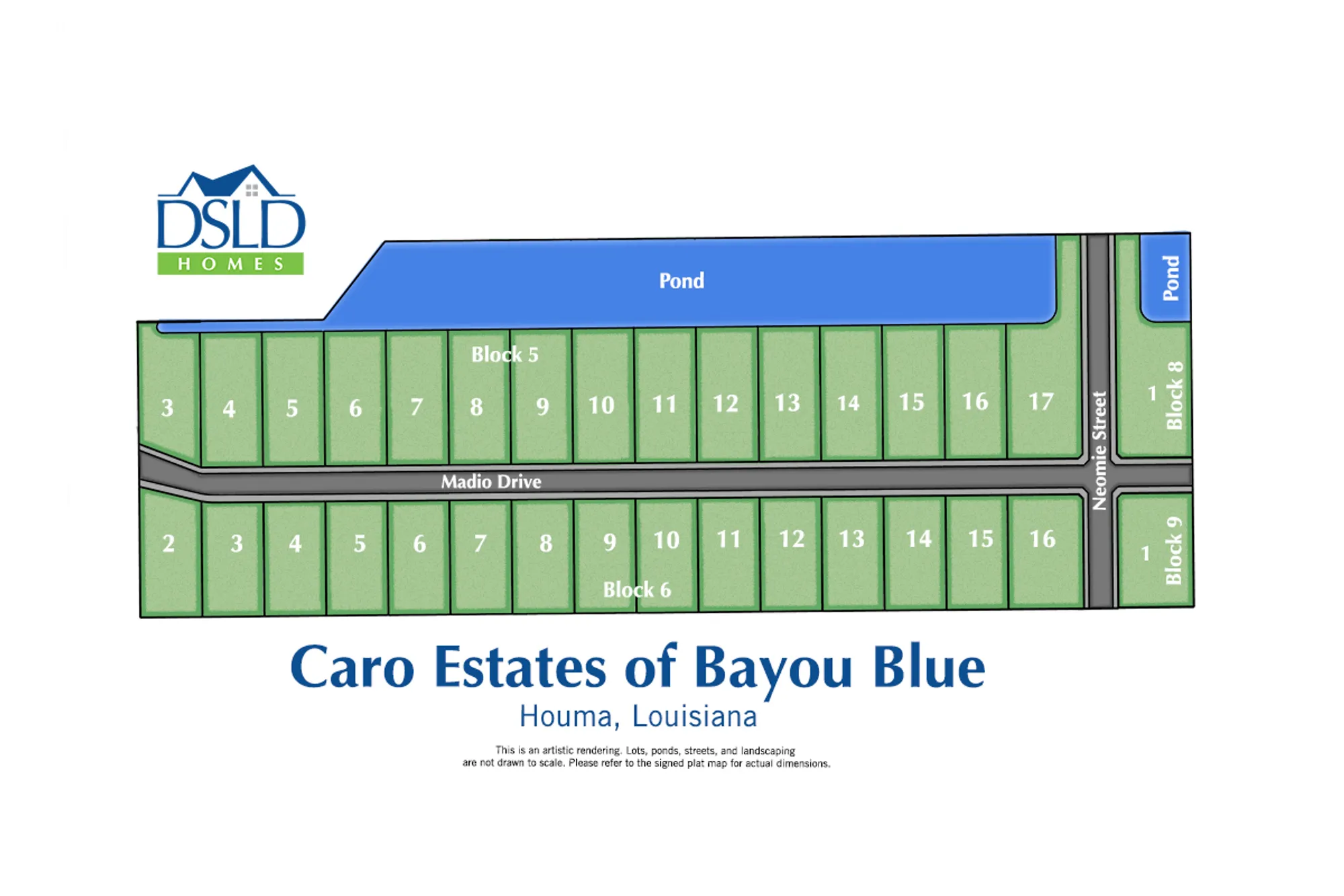 Caro Estates of Bayou Blue