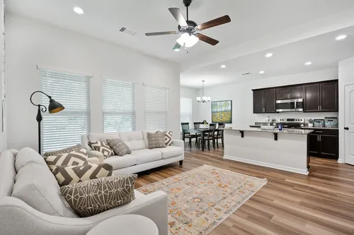 Hunter's Ridge - Model Home Living Room - DSLD Homes - Connelly III A - Denham Springs, LA