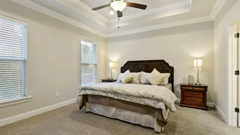 Master Bedroom in Model Home - DSLD Homes - Spanish Fort - Church Hill
