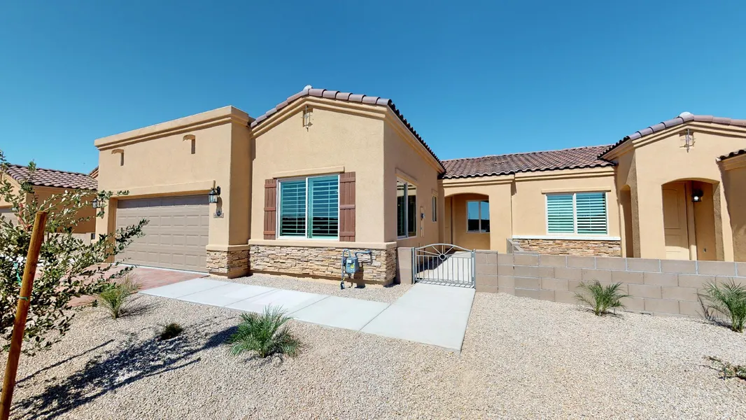 front view of a new home waddell az by elliott homes