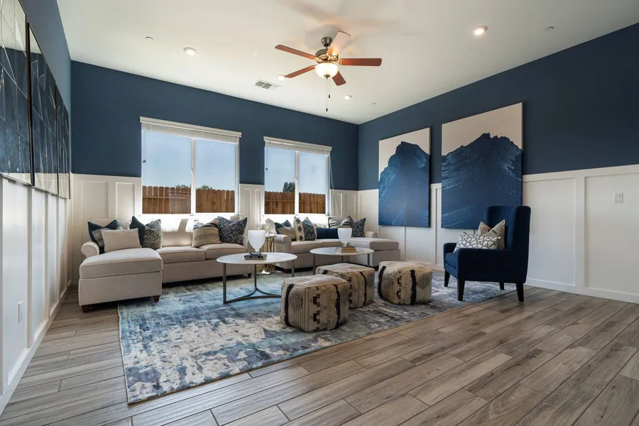 large living room in a new home in yuma