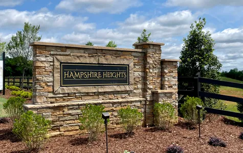 entrance to the hampshire heights community