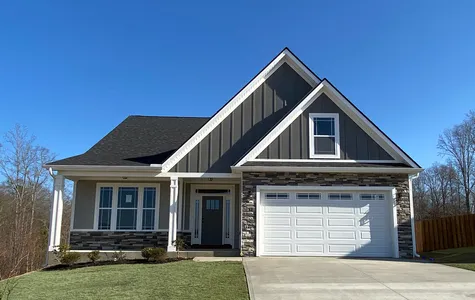 exterior of a new home in inman sc by enchanted homes