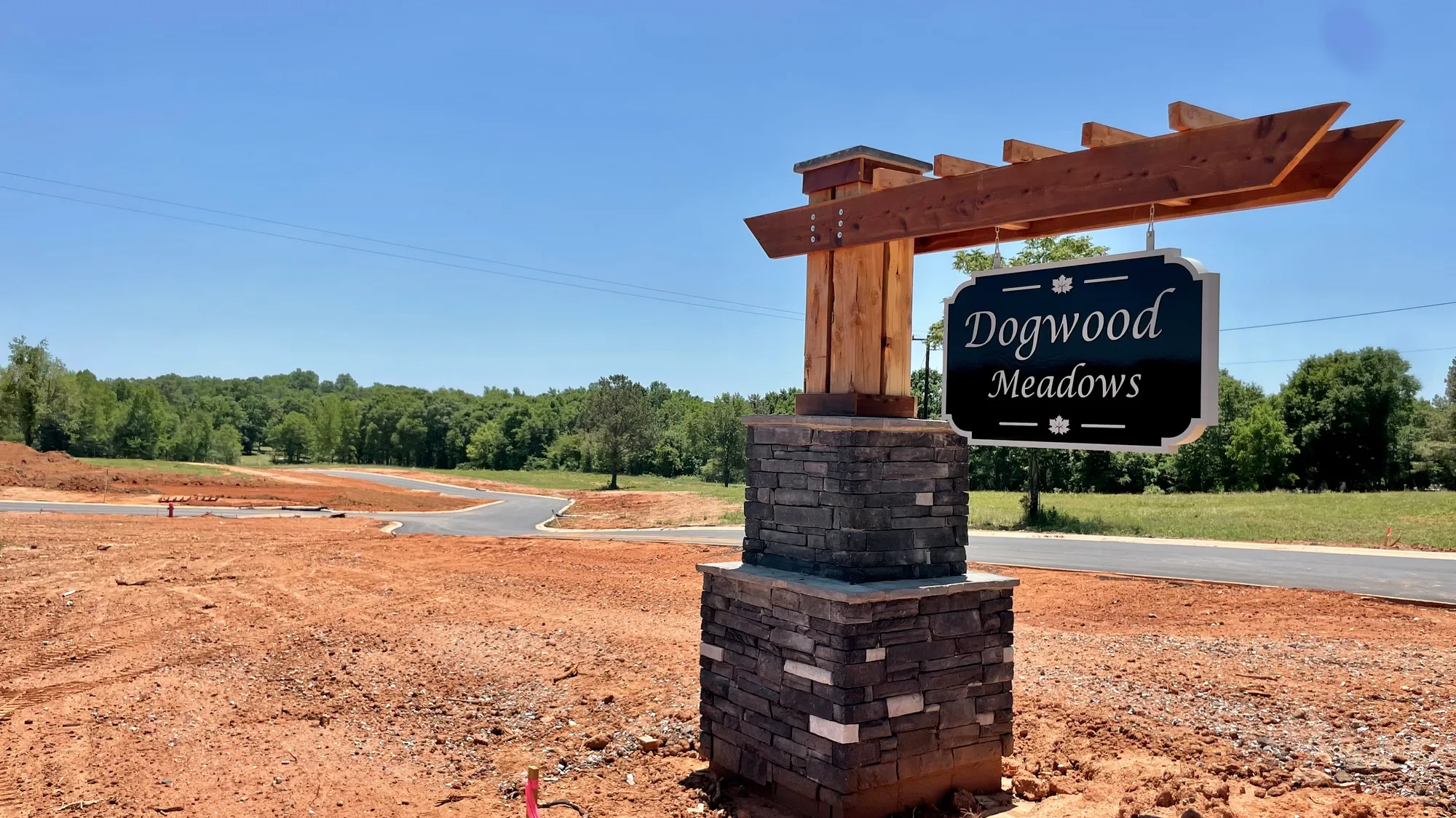 dogwood meadows community entrance