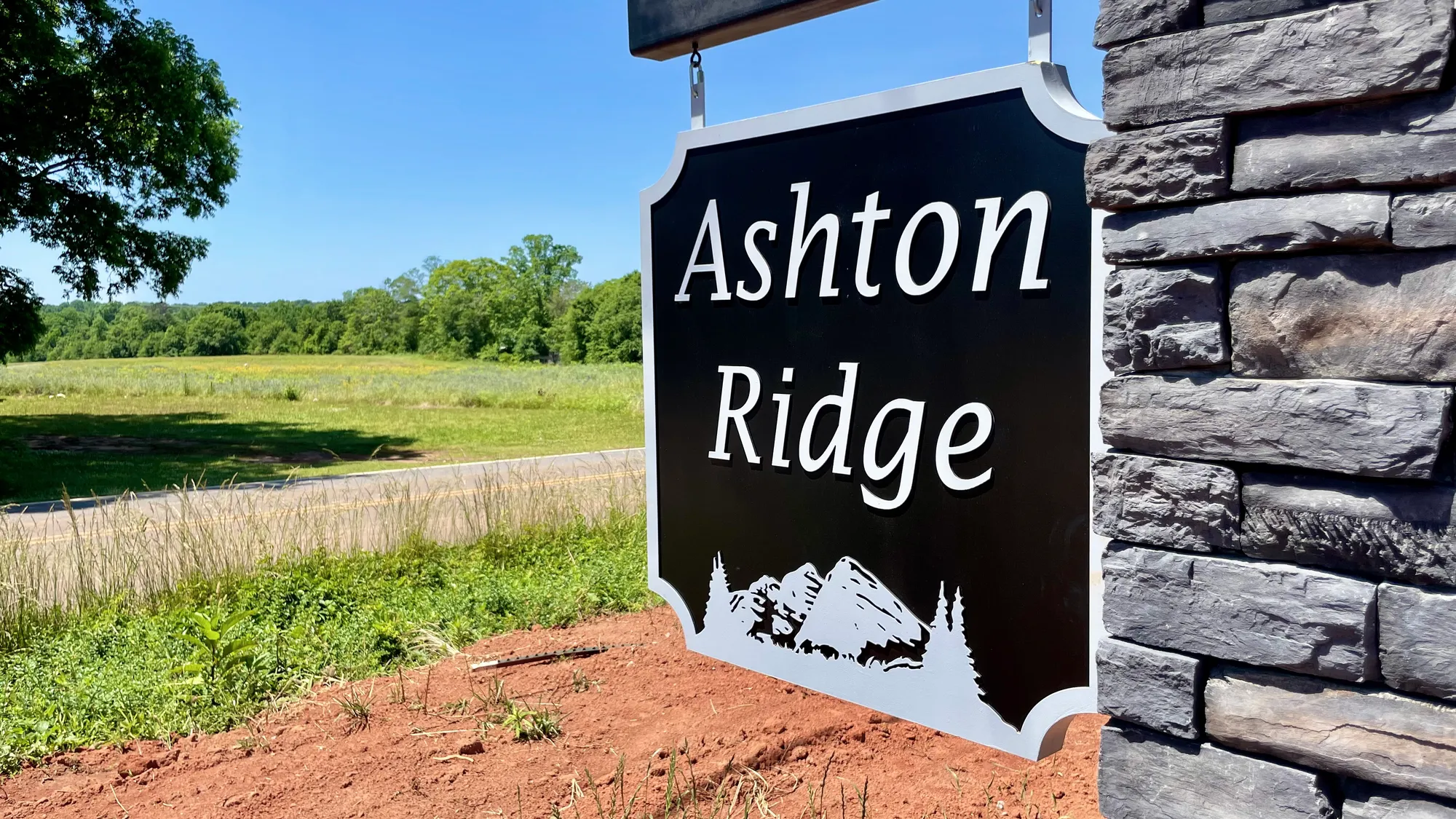 ashton ridge community sign