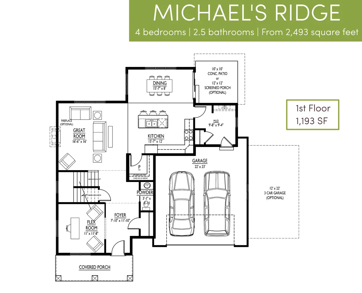 Michael's Ridge First Floor