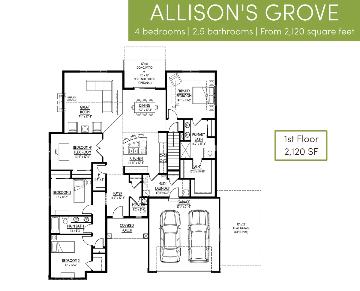 Allison's Grove First Floor