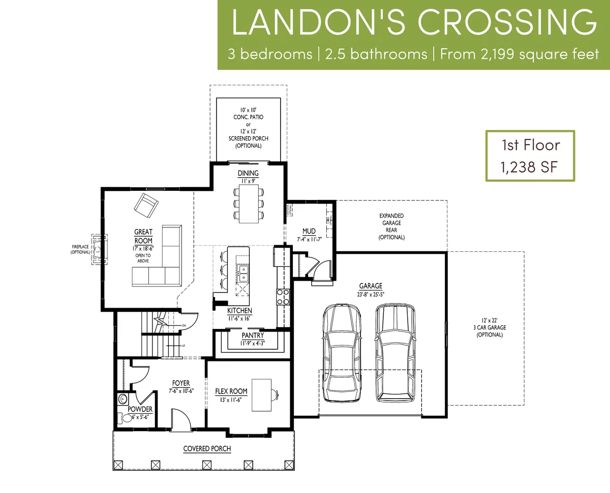 Landon's Crossing First Floor