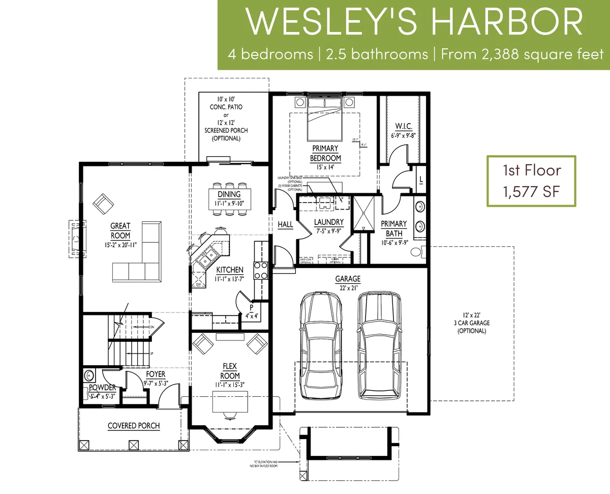 Wesley's Harbor First Floor