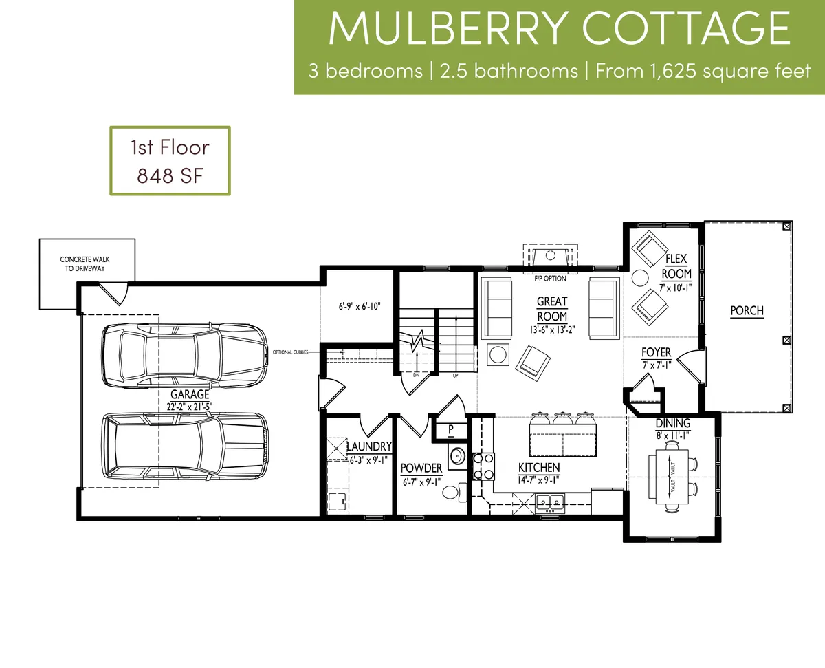 Mulberry Cottage First Floor