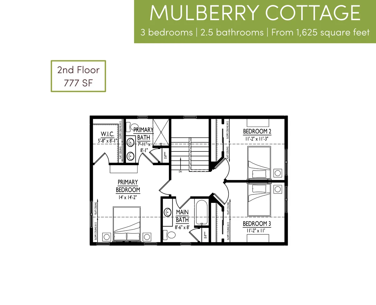Mulberry Cottage Second Floor