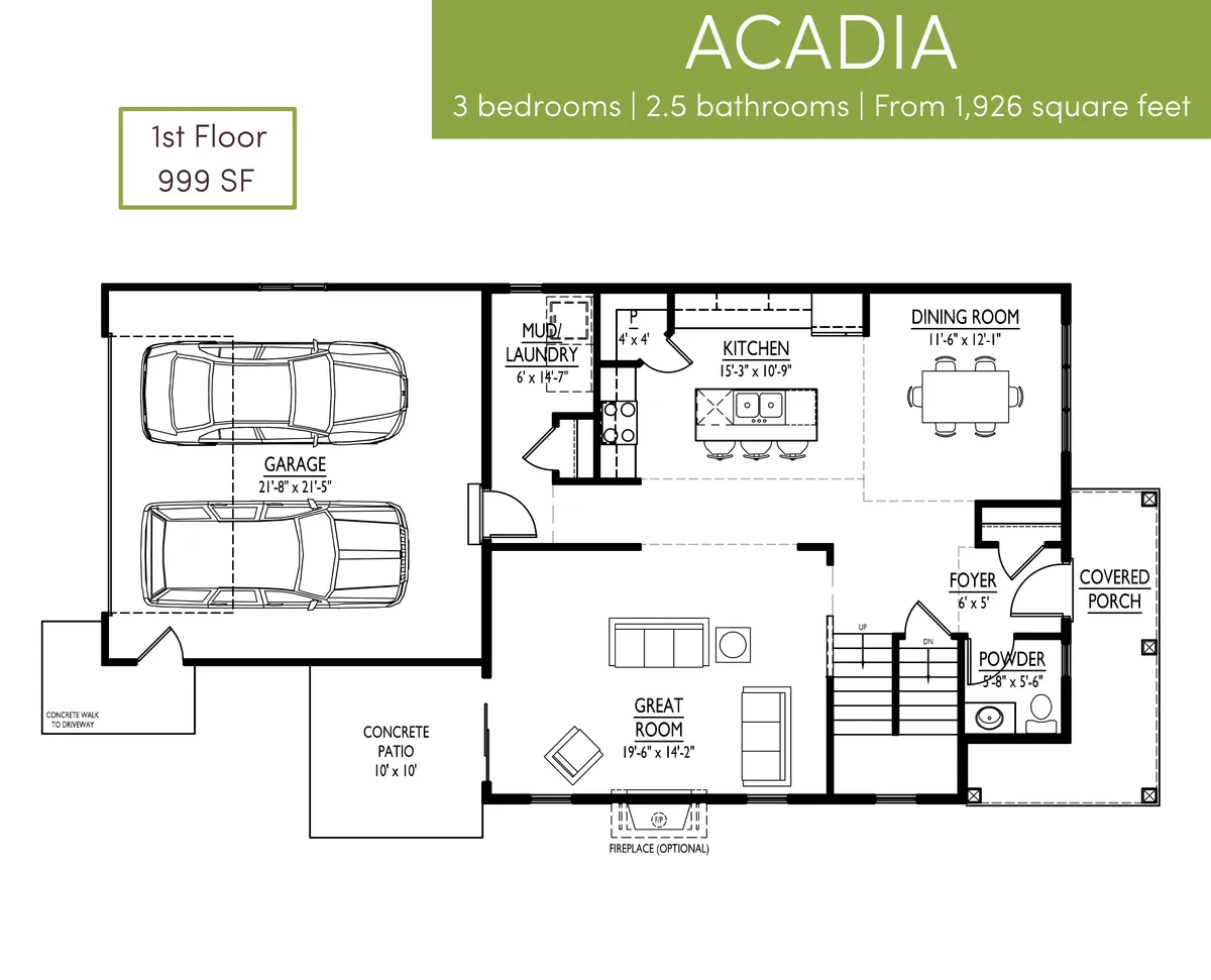 Acadia First Floor
