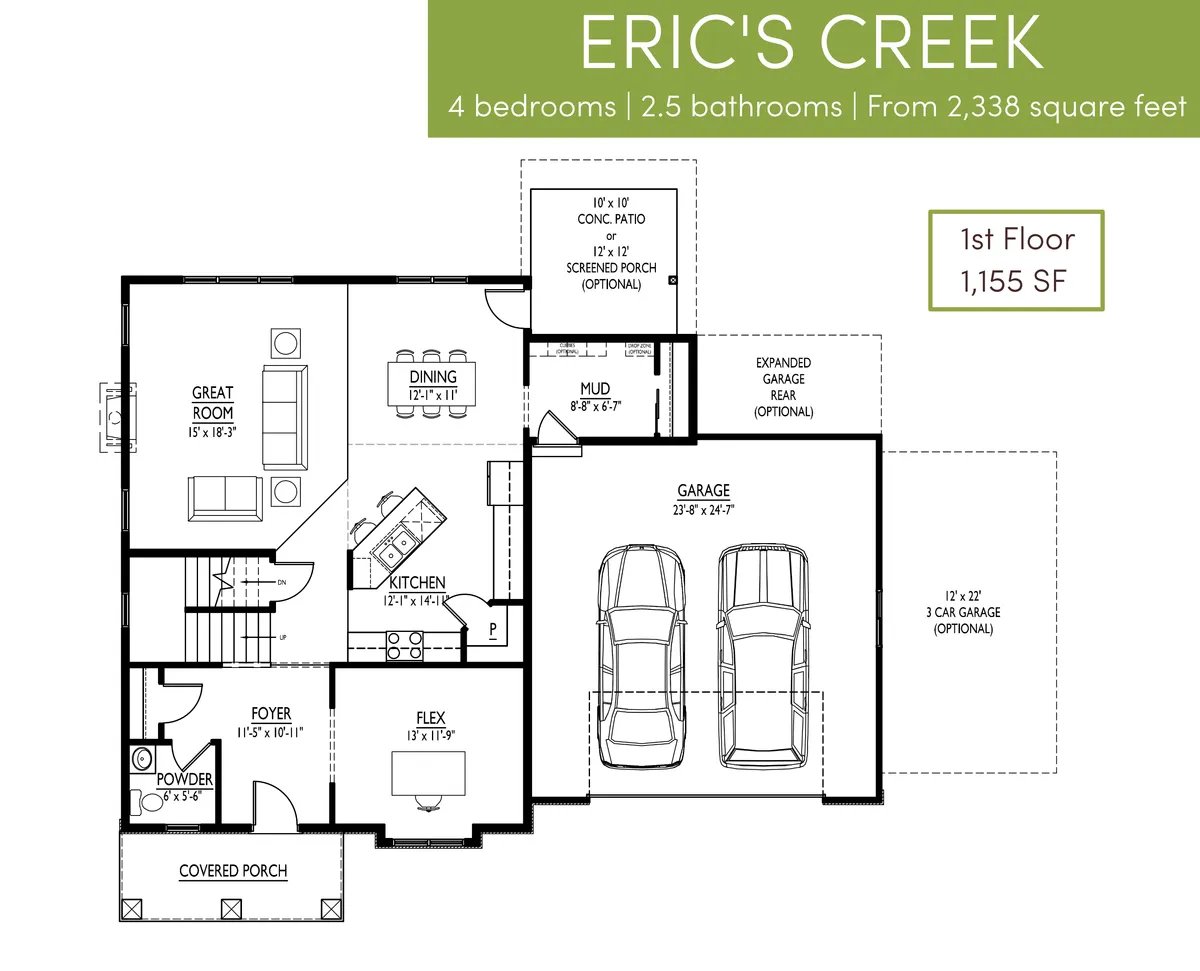 Eric's Creek First Floor