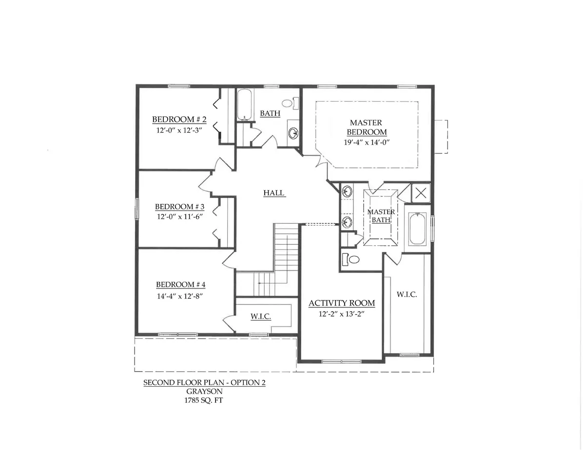Second Floor Plan - Option 2
