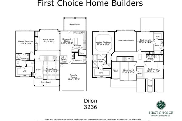 Dilon 3236 Marketing Floor Plan
