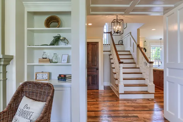 hallway with staircase in a Garman Builders remodel