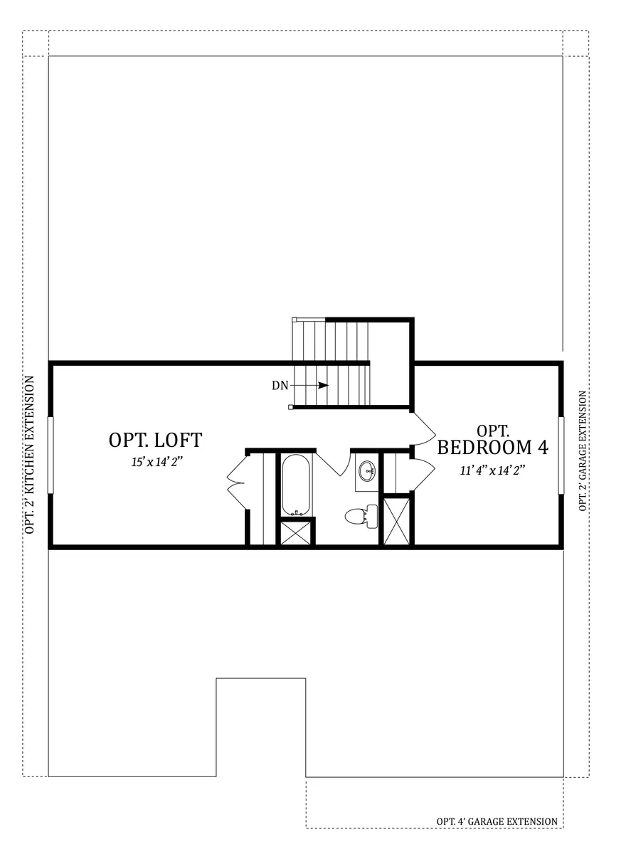 Optional Second Floor Plan