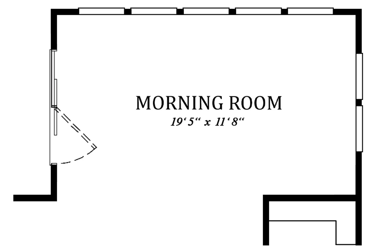 First Floor Plan | Optional Morning Room